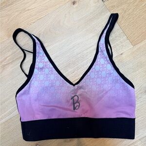 Ultracor Black and Pink Sports Bra